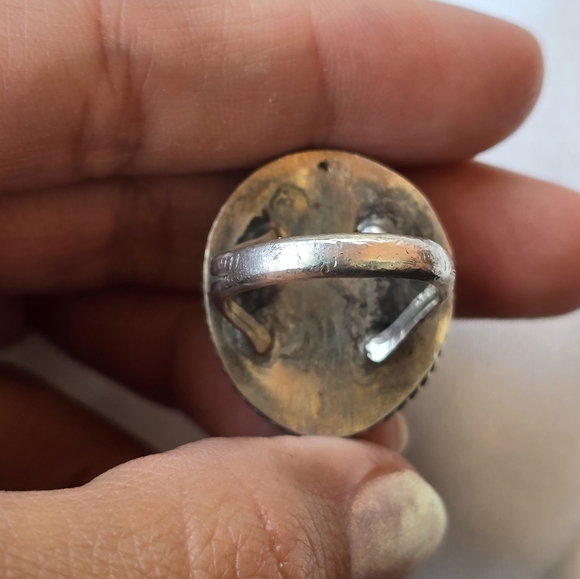 Sterling Turquoise Ring - Picture 3 of 5